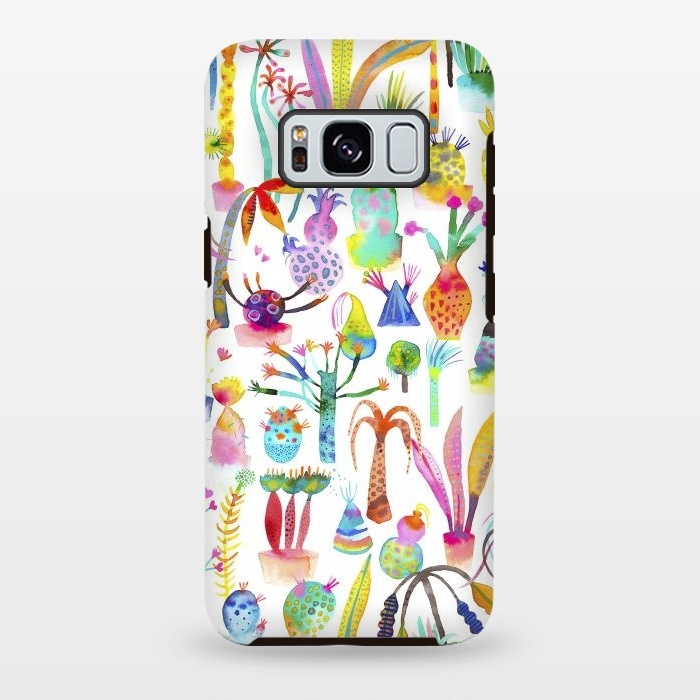 Galaxy S8 plus StrongFit Lush Modern Garden by Ninola Design