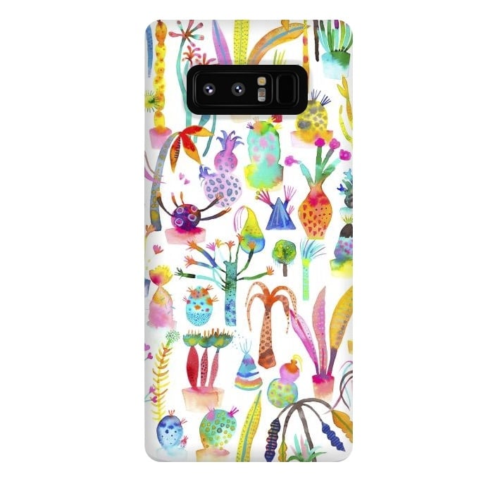 Galaxy Note 8 StrongFit Lush Modern Garden by Ninola Design