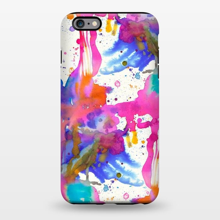 iPhone 6/6s plus StrongFit Paint Splashes Pink by Ninola Design