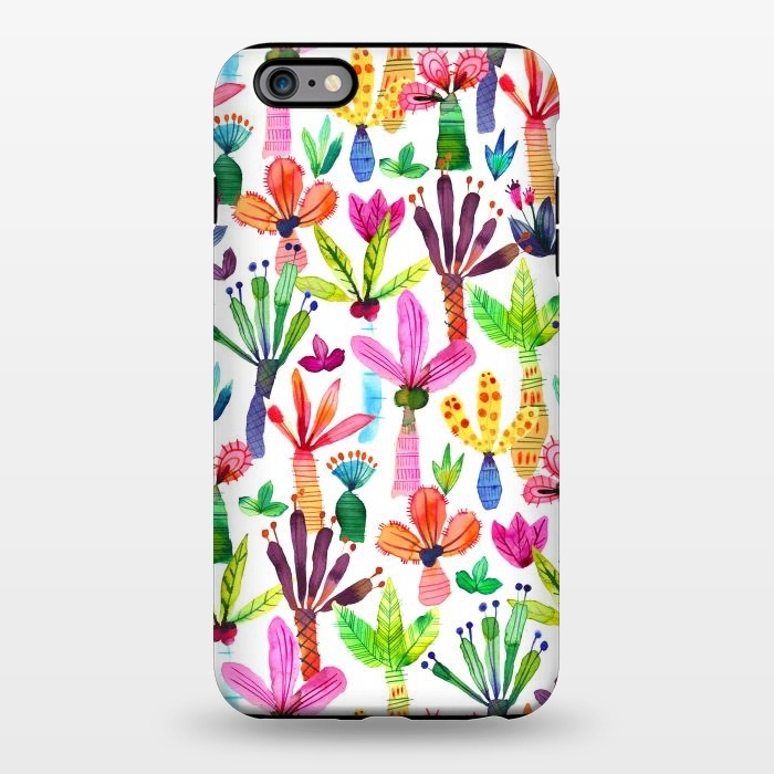 iPhone 6/6s plus StrongFit Cute Palms Garden by Ninola Design