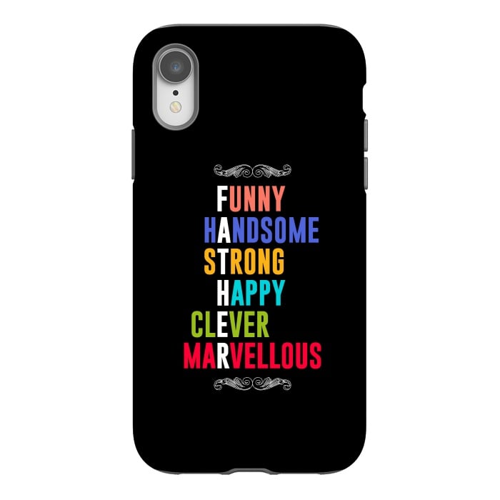 iPhone Xr StrongFit father strong by TMSarts