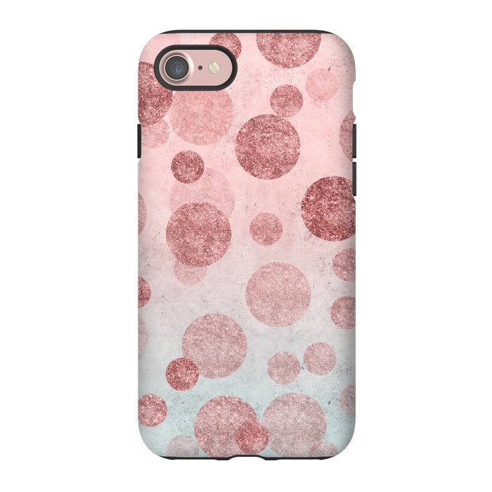 iPhone 7 StrongFit Rosegold Confetti Elegance by Andrea Haase