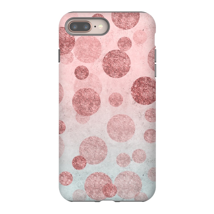 iPhone 7 plus StrongFit Rosegold Confetti Elegance by Andrea Haase