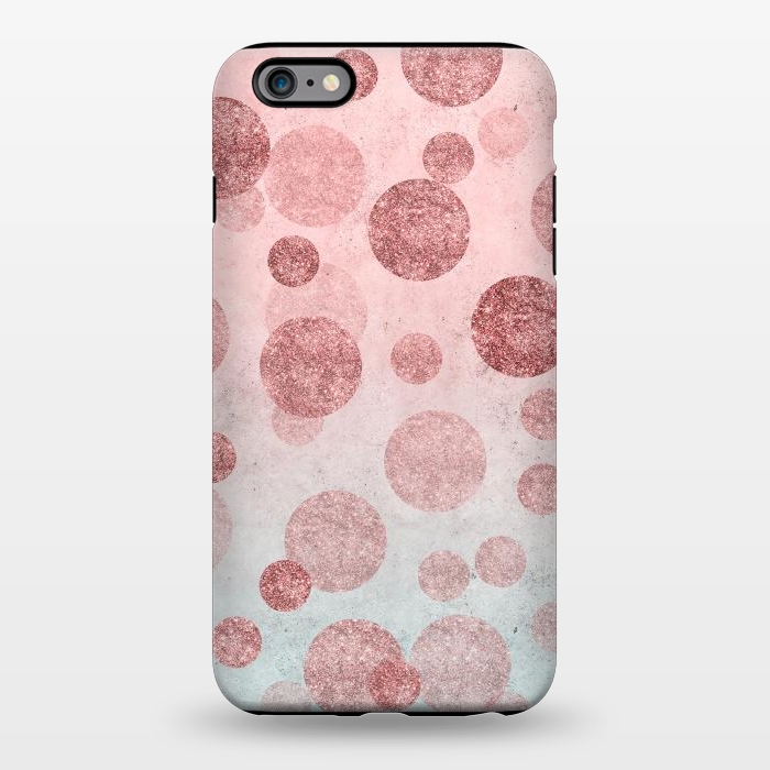 iPhone 6/6s plus StrongFit Rosegold Confetti Elegance by Andrea Haase