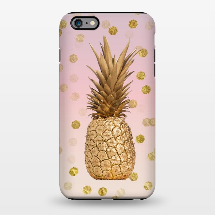 iPhone 6/6s plus StrongFit Exotic Pineapple Golden Elegance by Andrea Haase