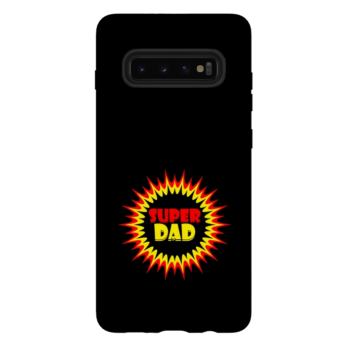 Galaxy S10 plus StrongFit super dad sign by TMSarts