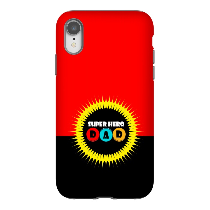 iPhone Xr StrongFit super hero dad by TMSarts