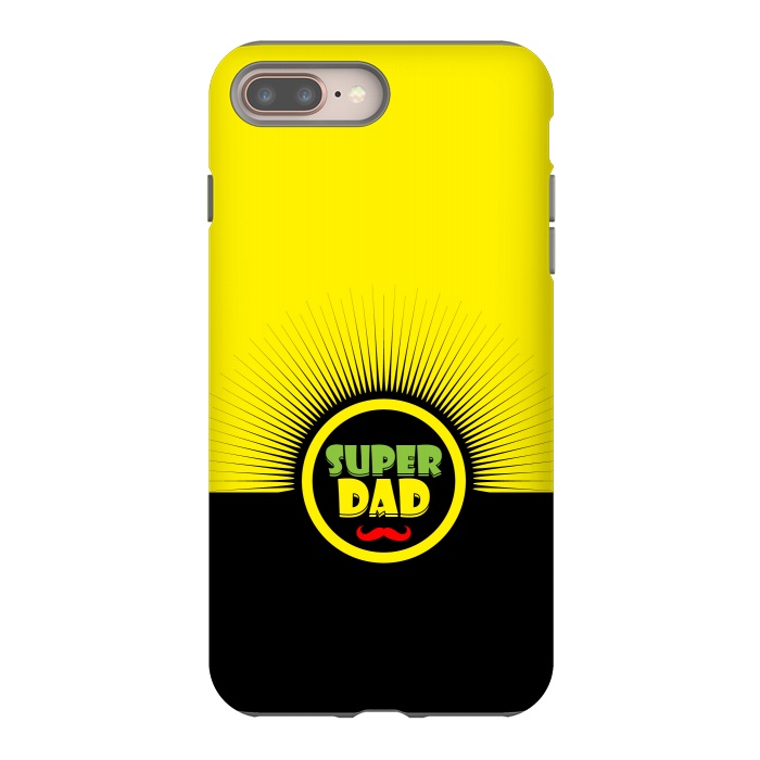 iPhone 7 plus StrongFit super dad mustache by TMSarts
