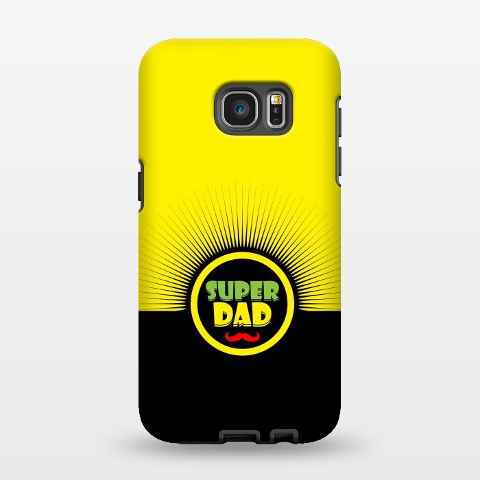Galaxy S7 EDGE StrongFit super dad mustache by TMSarts