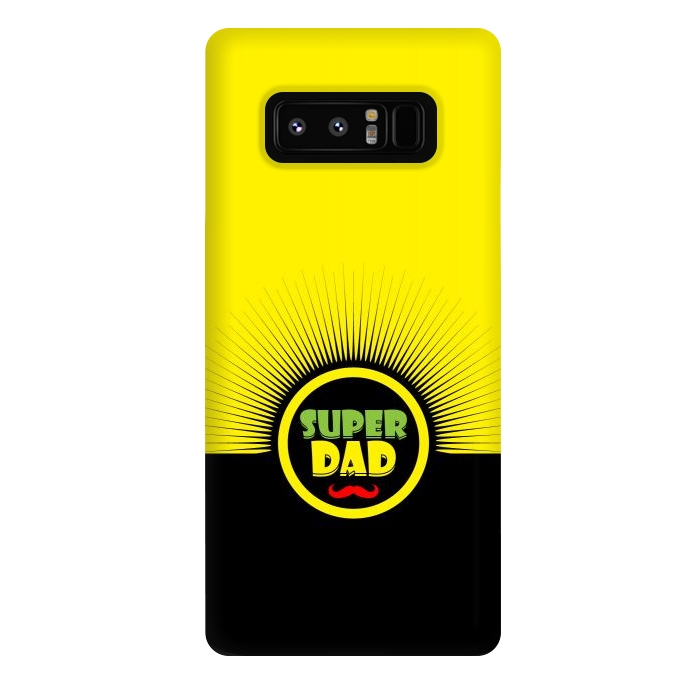 Galaxy Note 8 StrongFit super dad mustache by TMSarts