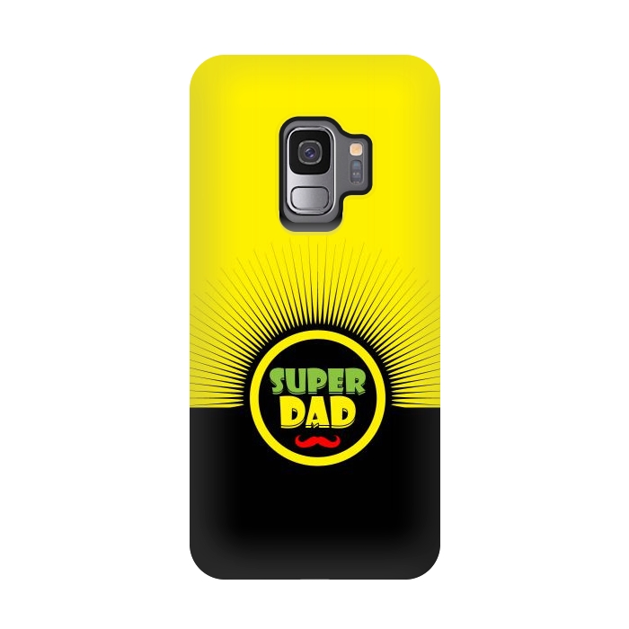 Galaxy S9 StrongFit super dad mustache by TMSarts