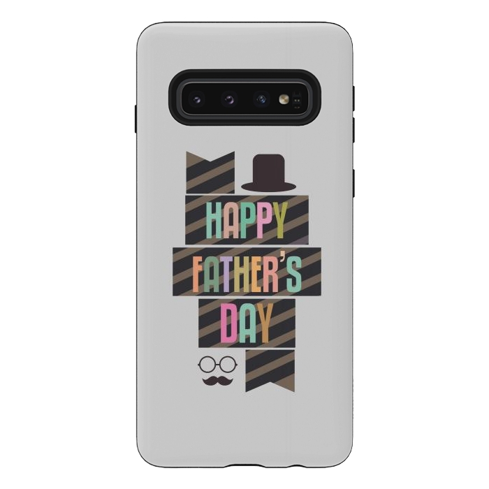 Galaxy S10 StrongFit retro fathers day by TMSarts