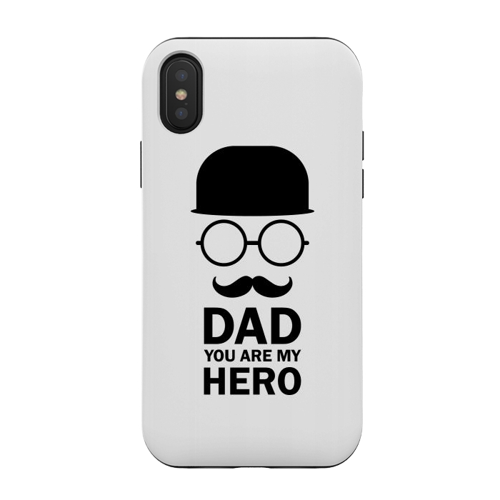 iPhone Xs / X StrongFit dad you are my hero by TMSarts