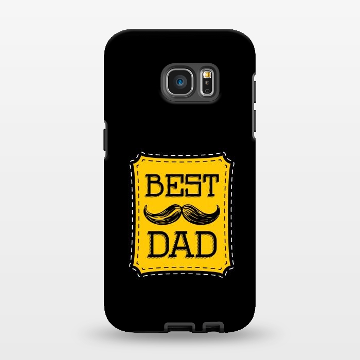 Galaxy S7 EDGE StrongFit best dad by TMSarts