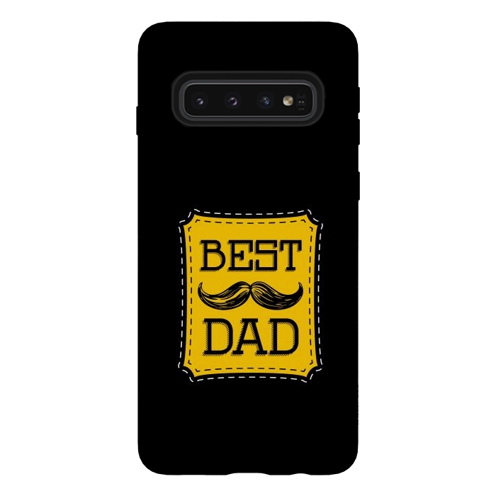 Galaxy S10 StrongFit best dad by TMSarts