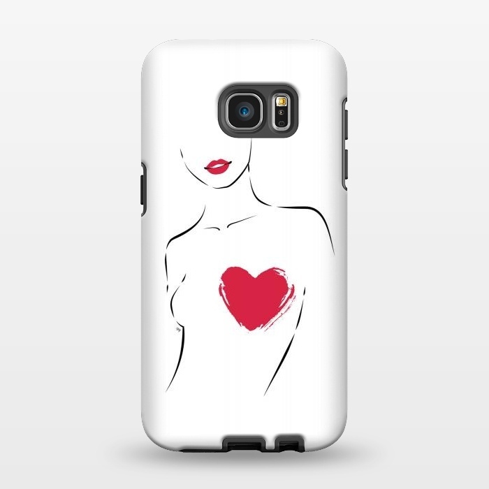 Galaxy S7 EDGE StrongFit Love Torso by Martina