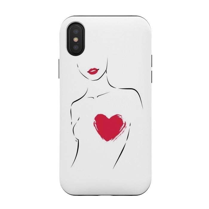 iPhone Xs / X StrongFit Love Torso by Martina