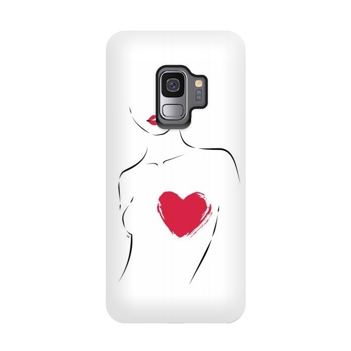 Galaxy S9 StrongFit Love Torso by Martina