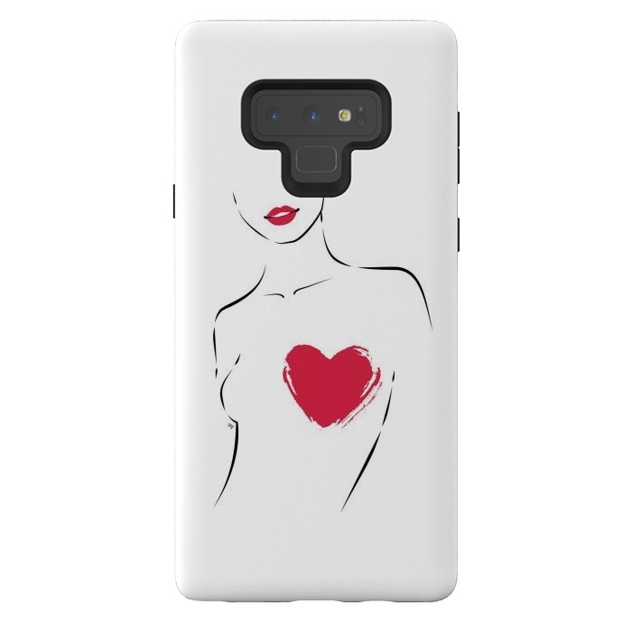 Galaxy Note 9 StrongFit Love Torso by Martina
