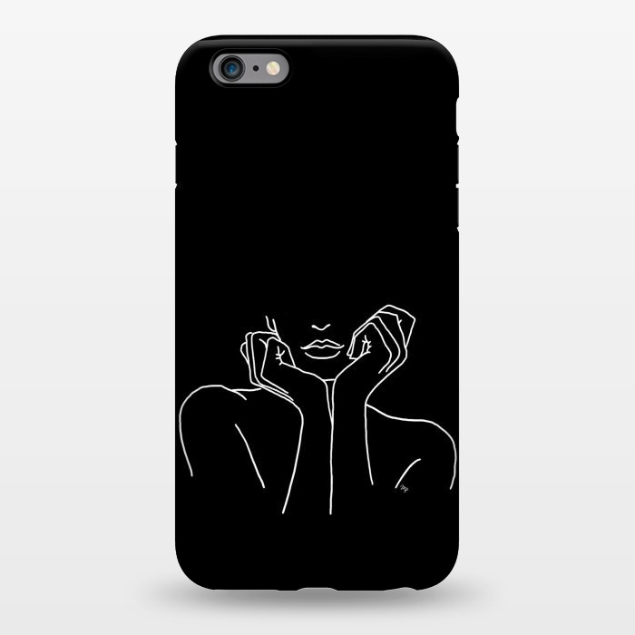 iPhone 6/6s plus StrongFit Black Torso by Martina