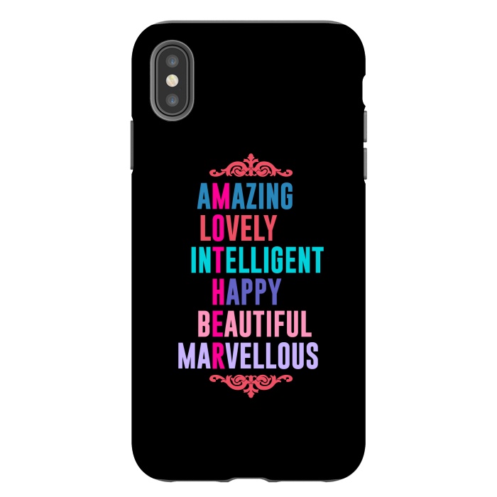 iPhone Xs Max StrongFit lovely mother by TMSarts