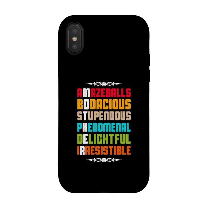 iPhone Xs / X StrongFit amazeballs mother  by TMSarts