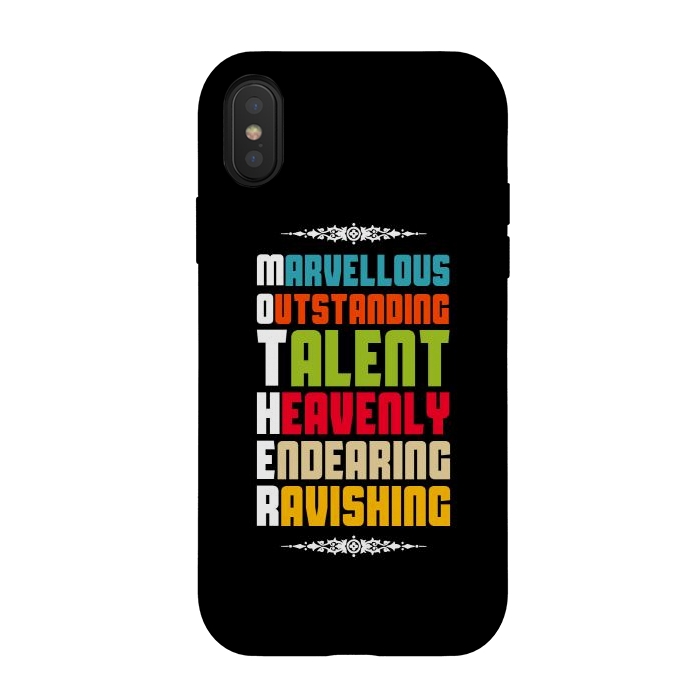 iPhone Xs / X StrongFit talent mother by TMSarts