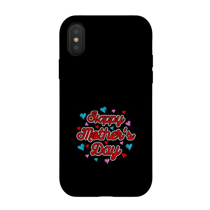 iPhone Xs / X StrongFit happy mothers day by TMSarts