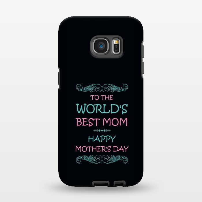 Galaxy S7 EDGE StrongFit worlds best mom by TMSarts