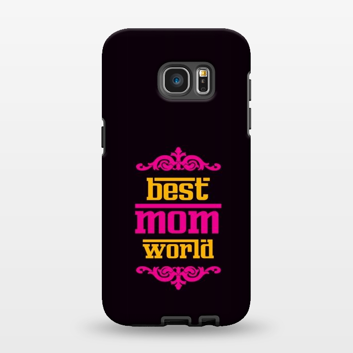 Galaxy S7 EDGE StrongFit best mom world by TMSarts