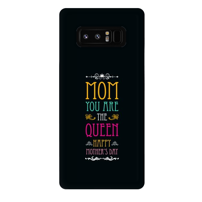 Galaxy Note 8 StrongFit mom you are the queen by TMSarts