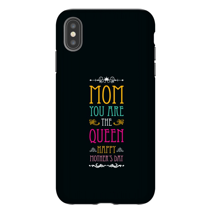 iPhone Xs Max StrongFit mom you are the queen by TMSarts