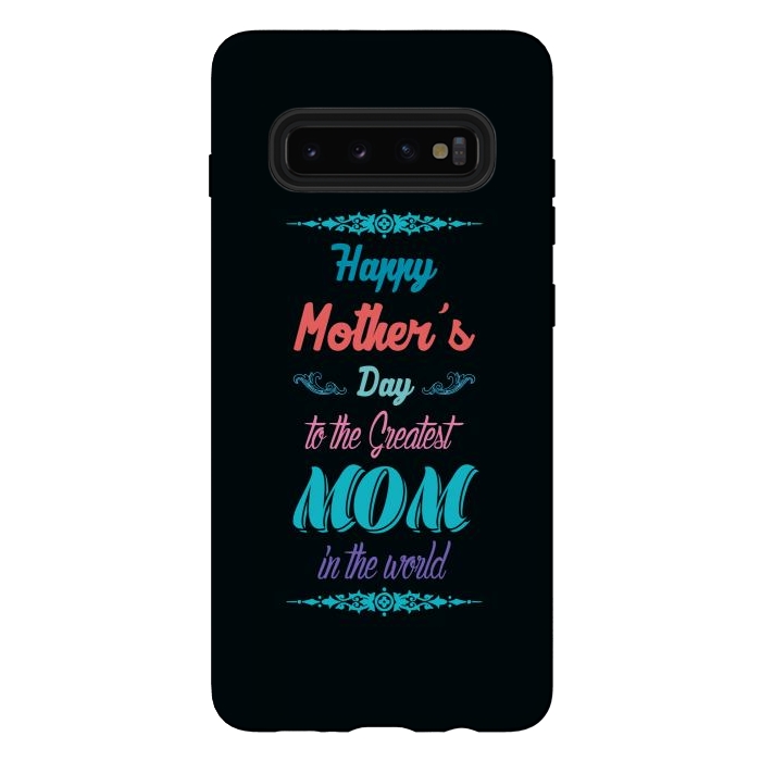 Galaxy S10 plus StrongFit the greatest mom by TMSarts