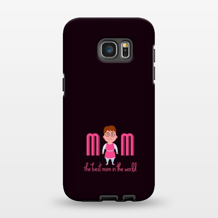 Galaxy S7 EDGE StrongFit funny mom by TMSarts