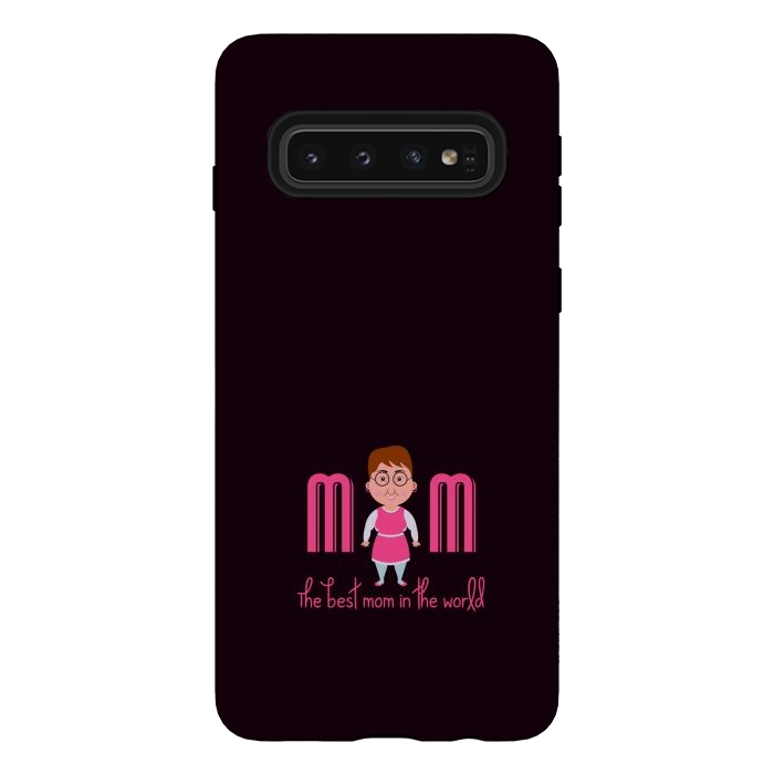 Galaxy S10 StrongFit funny mom by TMSarts
