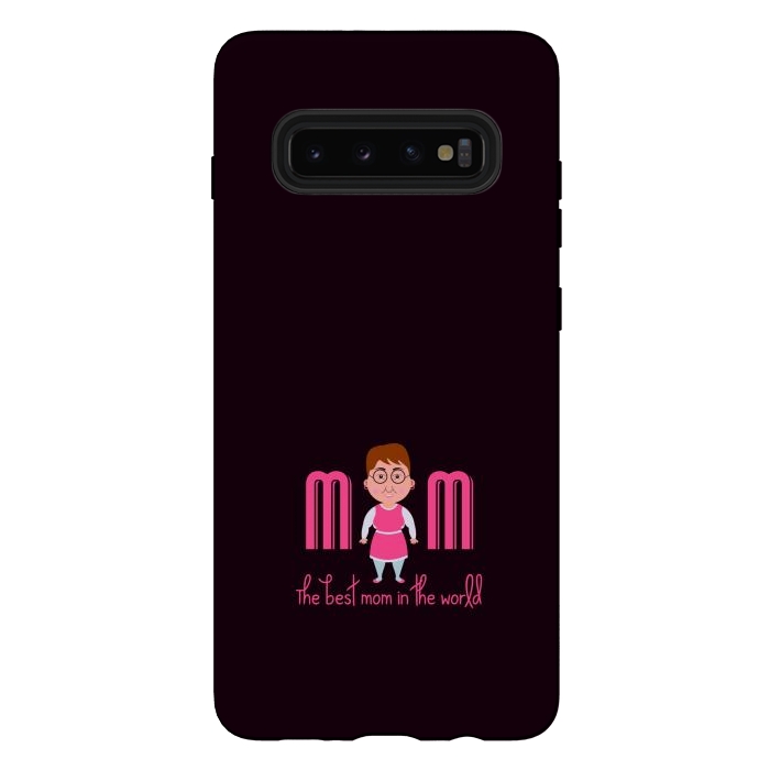 Galaxy S10 plus StrongFit funny mom by TMSarts