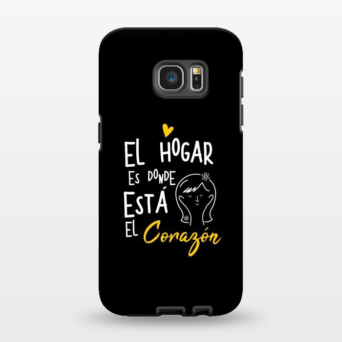 Galaxy S7 EDGE StrongFit El corazón esta by daivos