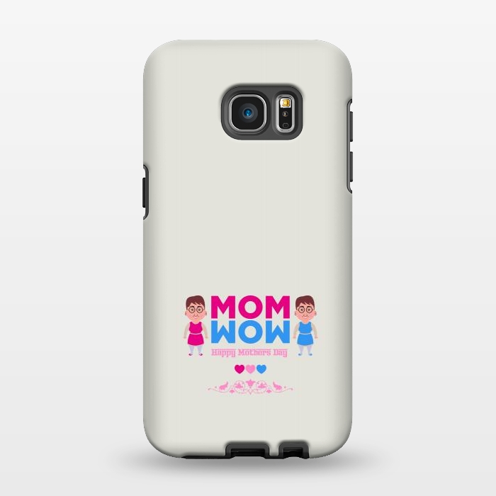 Galaxy S7 EDGE StrongFit mom wow cartoon by TMSarts