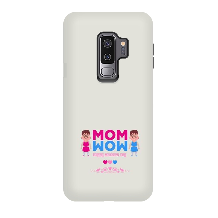 Galaxy S9 plus StrongFit mom wow cartoon by TMSarts