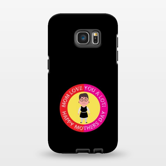 Galaxy S7 EDGE StrongFit mom love you lot by TMSarts