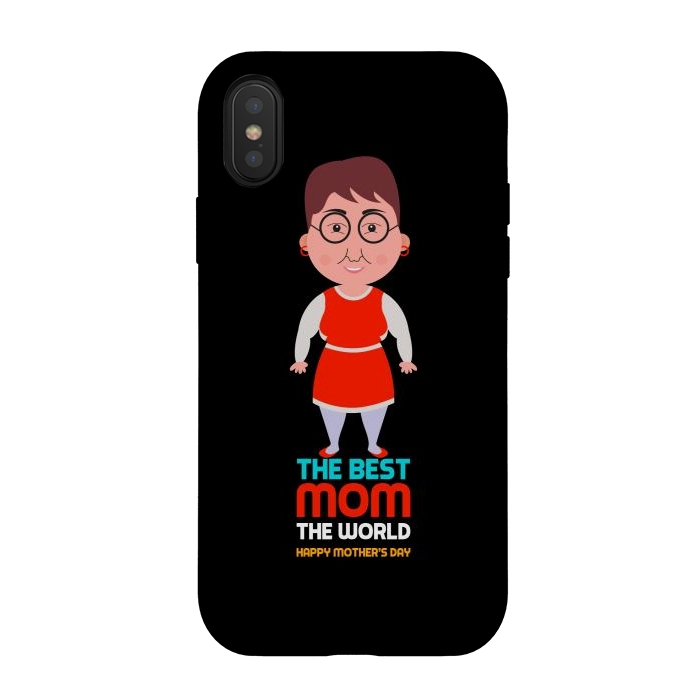 iPhone Xs / X StrongFit the best mom by TMSarts