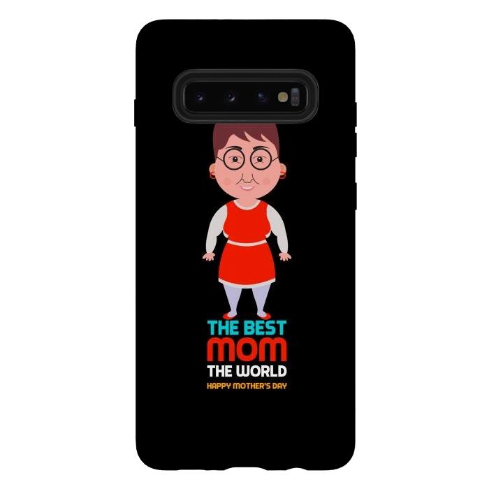 Galaxy S10 plus StrongFit the best mom by TMSarts