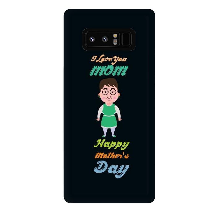 Galaxy Note 8 StrongFit cartoon mom by TMSarts
