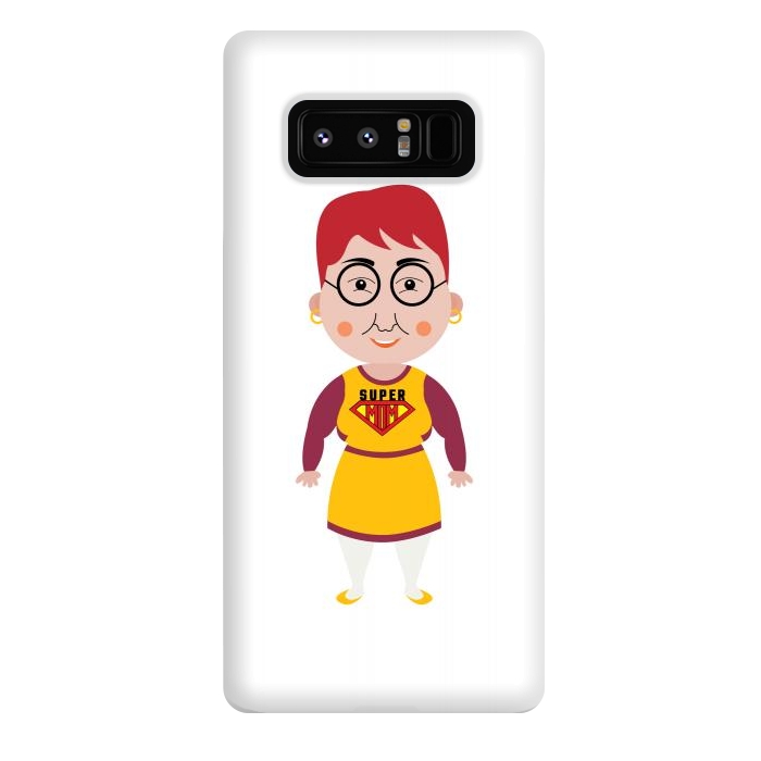 Galaxy Note 8 StrongFit super mom cartoon by TMSarts