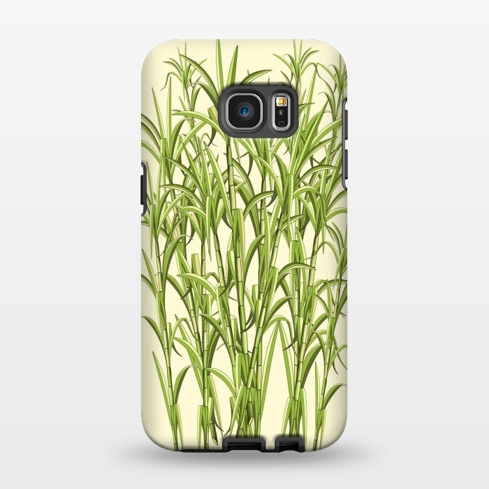 Galaxy S7 EDGE StrongFit Sugar Cane Exotic Plant by BluedarkArt