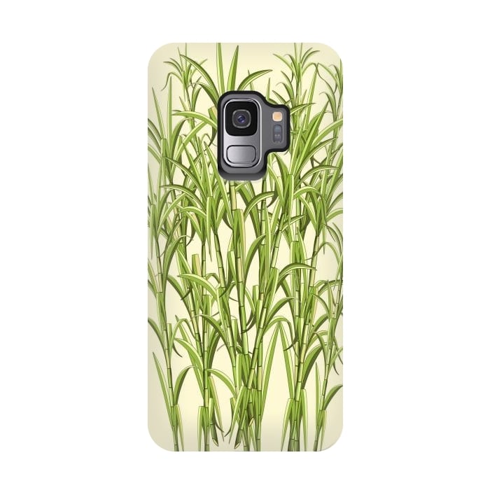 Galaxy S9 StrongFit Sugar Cane Exotic Plant by BluedarkArt
