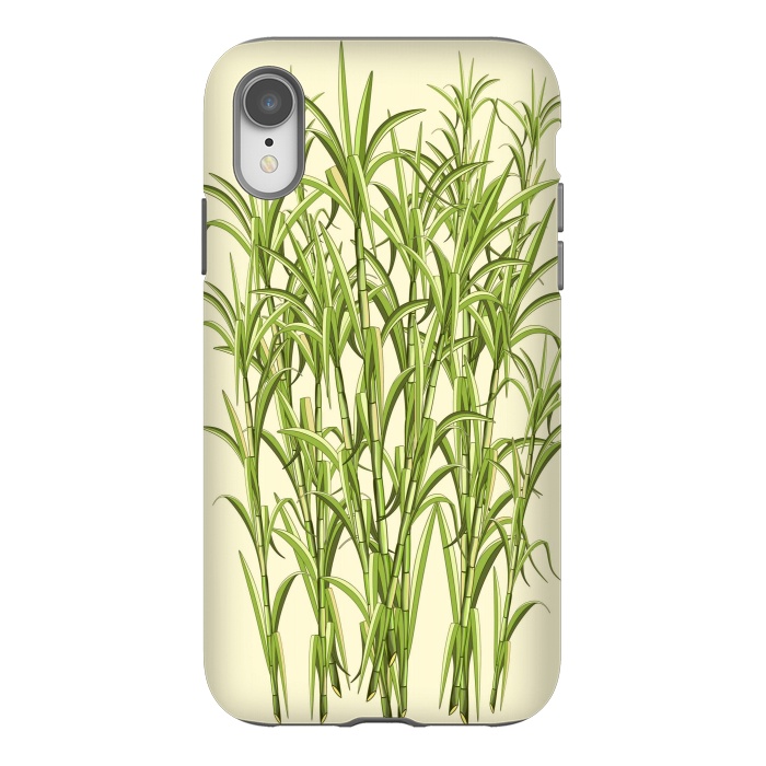 iPhone Xr StrongFit Sugar Cane Exotic Plant by BluedarkArt