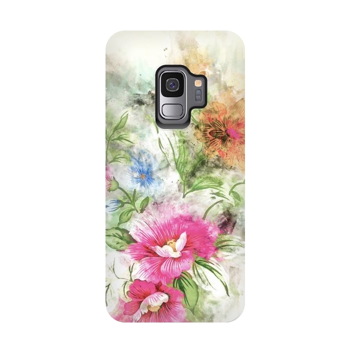 Galaxy S9 StrongFit Couple of Flowers by Creativeaxle