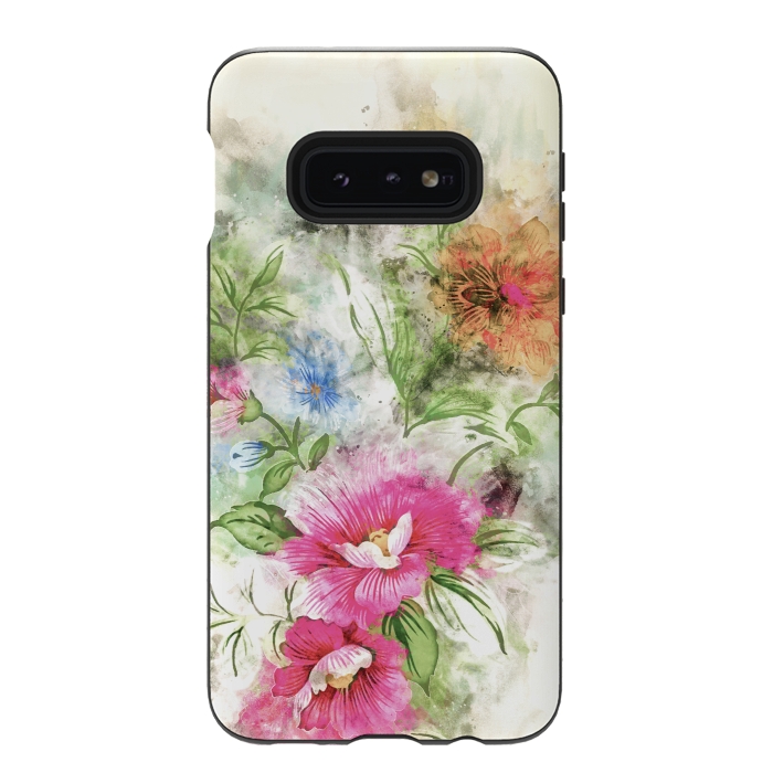 Galaxy S10e StrongFit Couple of Flowers by Creativeaxle