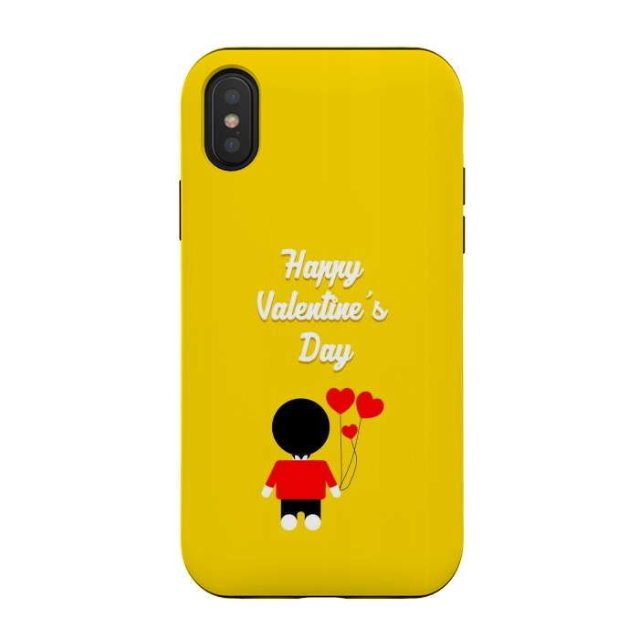 iPhone Xs / X StrongFit happy valentines day by TMSarts